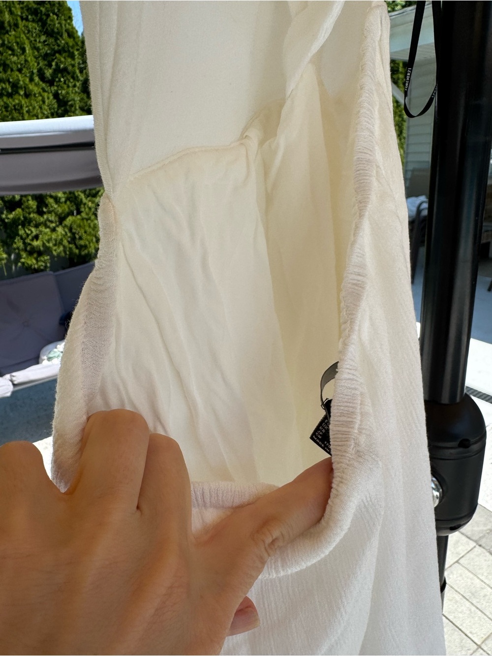 Forever 21 Cream Twist-Front V-Neck Maxi Dress - Picture 6 of 9